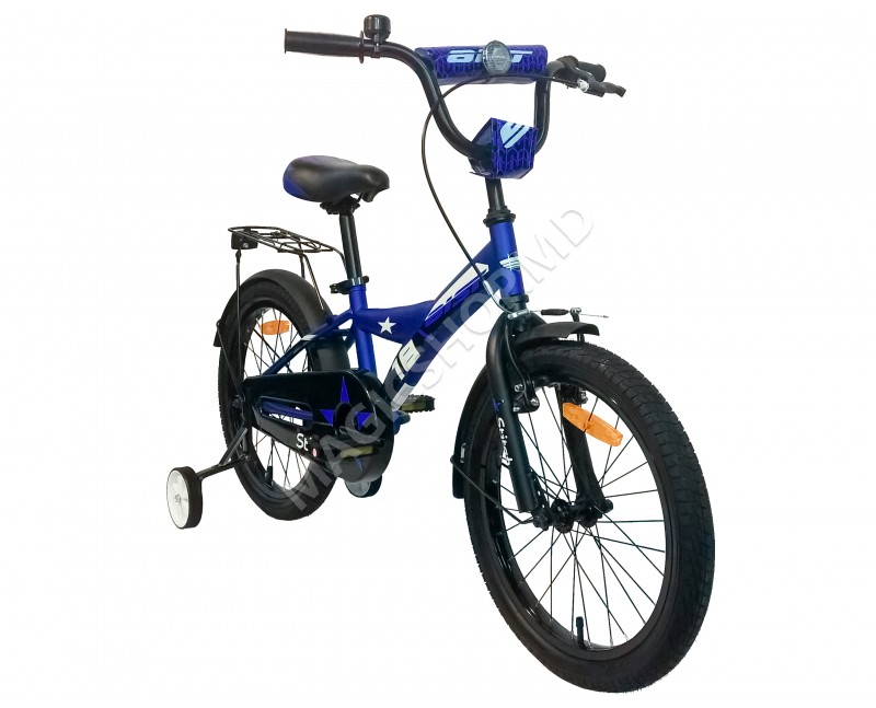 Bicicleta Aist Stitch 18" albastru